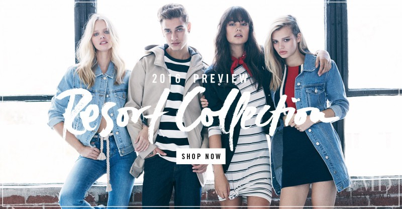 Courtney Eaton featured in  the Forever 21 advertisement for Spring/Summer 2016