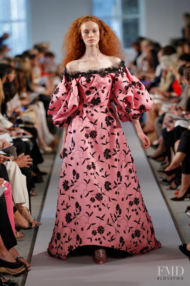 Chantal Stafford-Abbott featured in  the Oscar de la Renta fashion show for Spring 2012