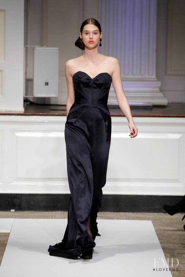 Anais Pouliot featured in  the Oscar de la Renta fashion show for Pre-Fall 2012