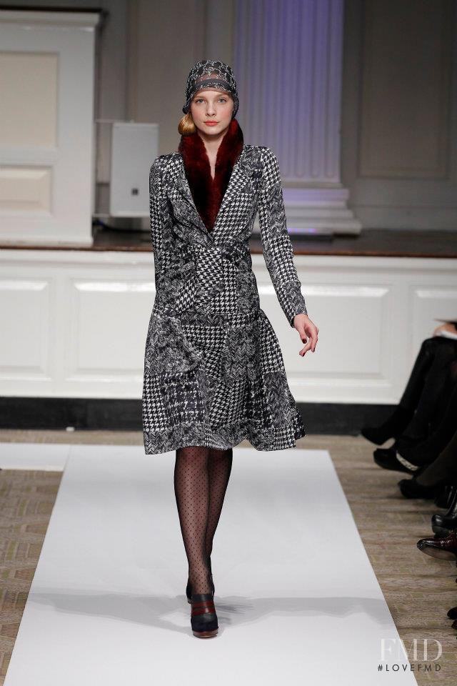 Jules Mordovets featured in  the Oscar de la Renta fashion show for Pre-Fall 2012