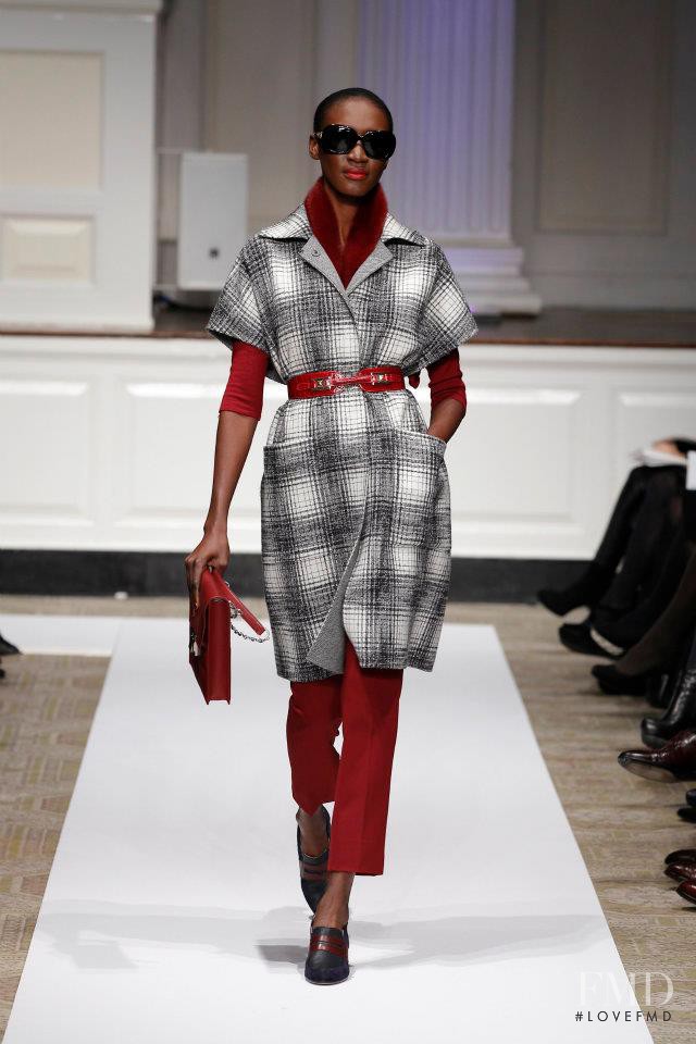 Nana Keita featured in  the Oscar de la Renta fashion show for Pre-Fall 2012