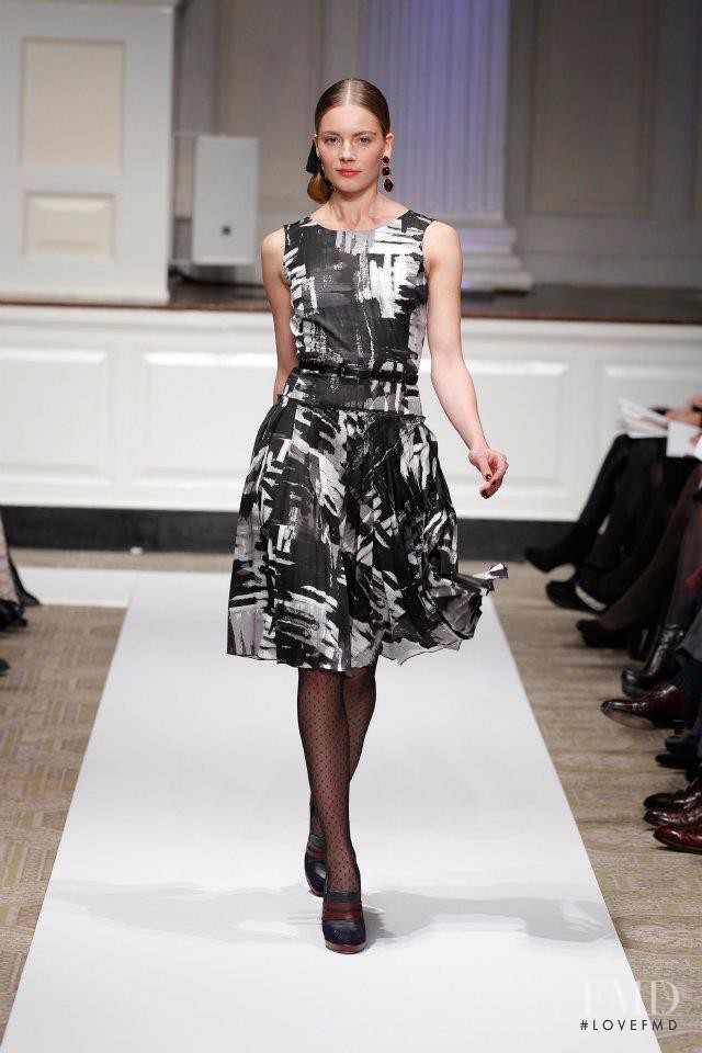 Ieva Laguna featured in  the Oscar de la Renta fashion show for Pre-Fall 2012