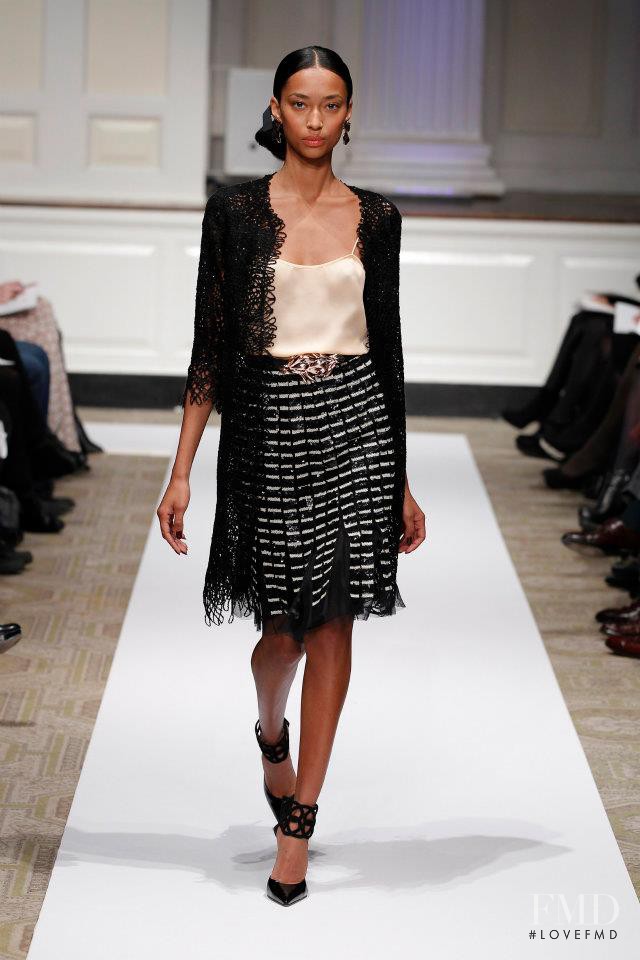 Anais Mali featured in  the Oscar de la Renta fashion show for Pre-Fall 2012