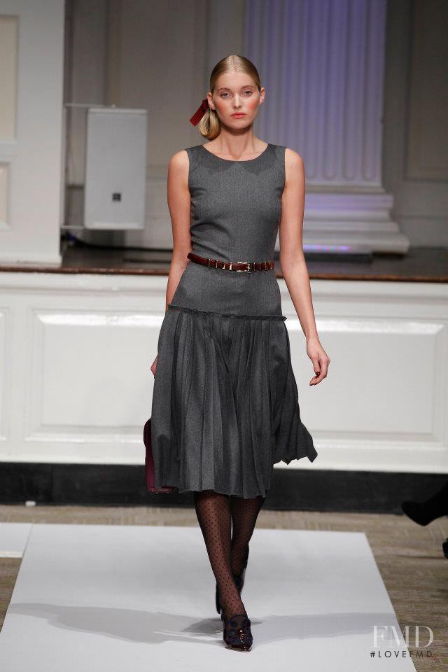 Elsa Hosk featured in  the Oscar de la Renta fashion show for Pre-Fall 2012