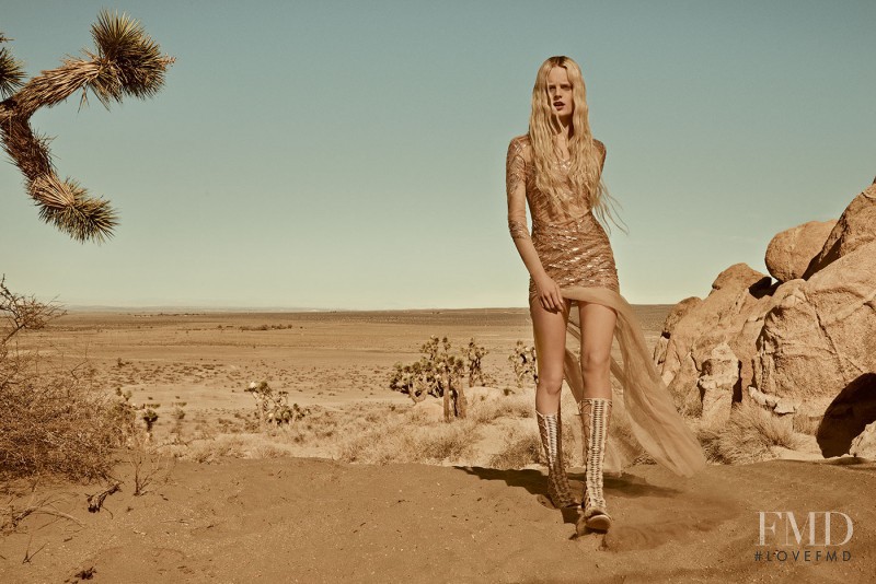 Hanne Gaby Odiele featured in  the Elisabetta Franchi advertisement for Spring/Summer 2016