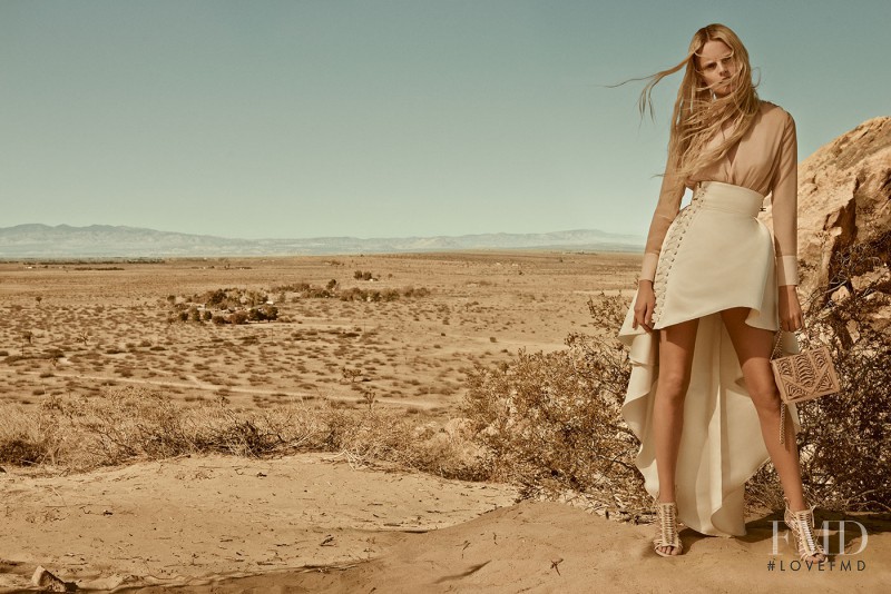 Hanne Gaby Odiele featured in  the Elisabetta Franchi advertisement for Spring/Summer 2016
