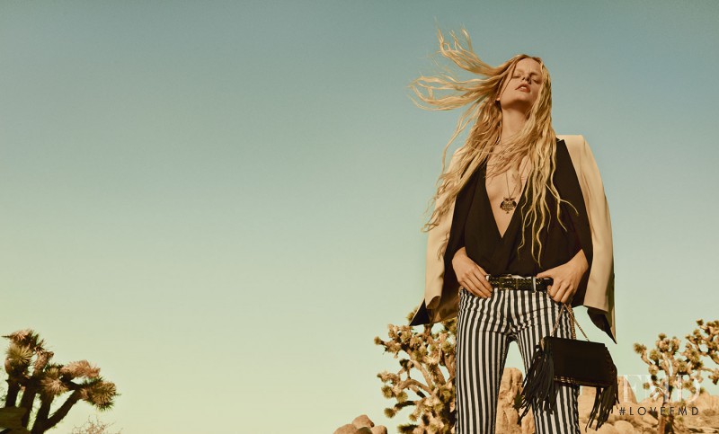 Hanne Gaby Odiele featured in  the Elisabetta Franchi advertisement for Spring/Summer 2016