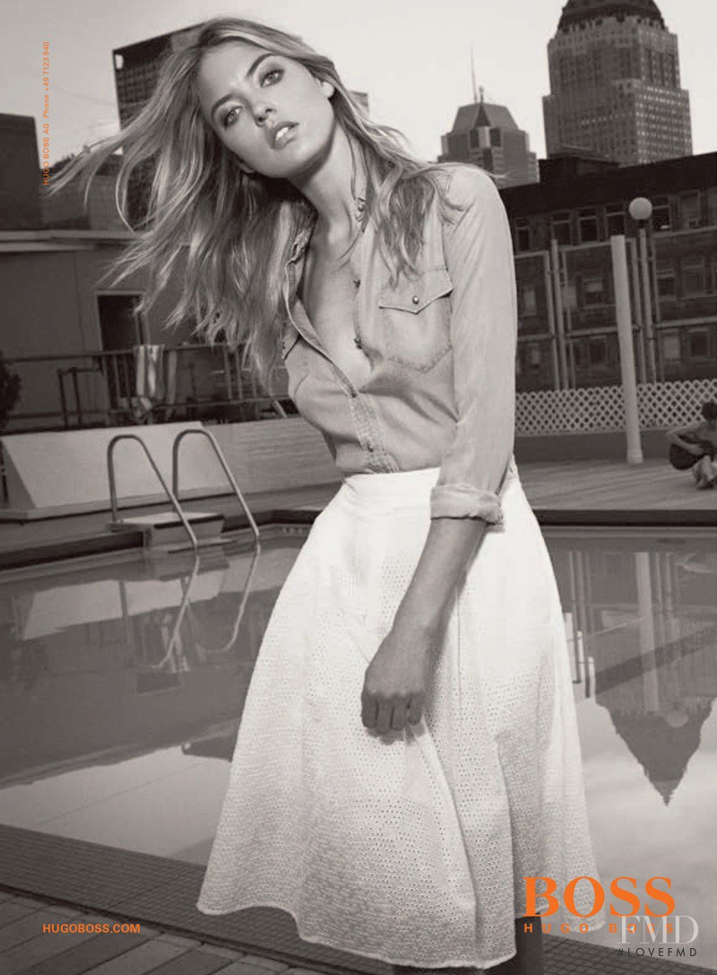 Martha Hunt featured in  the BOSS Orange advertisement for Spring/Summer 2016