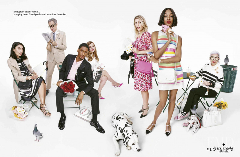 Jourdan Dunn featured in  the Kate Spade New York advertisement for Spring/Summer 2016