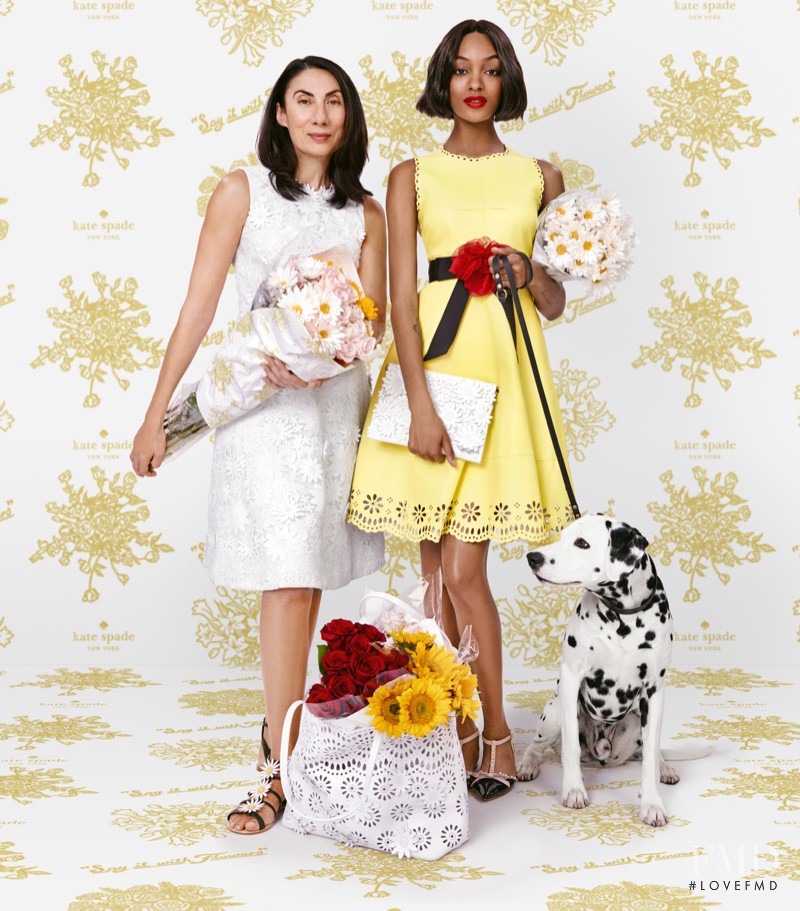 Jourdan Dunn featured in  the Kate Spade New York advertisement for Spring/Summer 2016