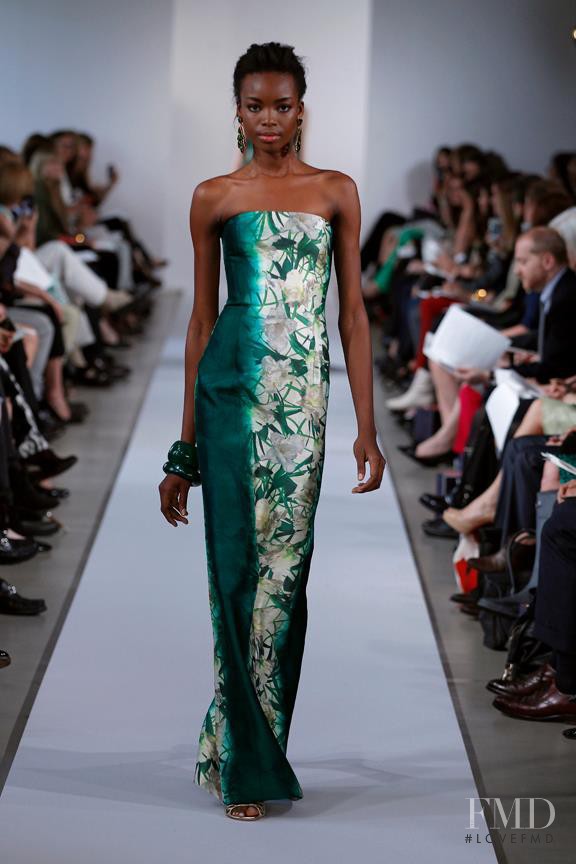 Maria Borges featured in  the Oscar de la Renta fashion show for Resort 2013