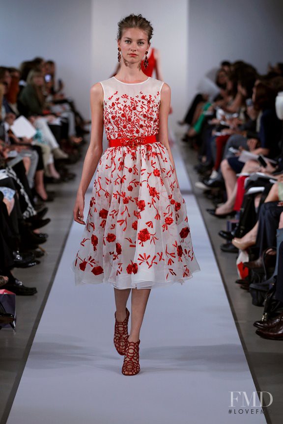 Iris van Berne featured in  the Oscar de la Renta fashion show for Resort 2013