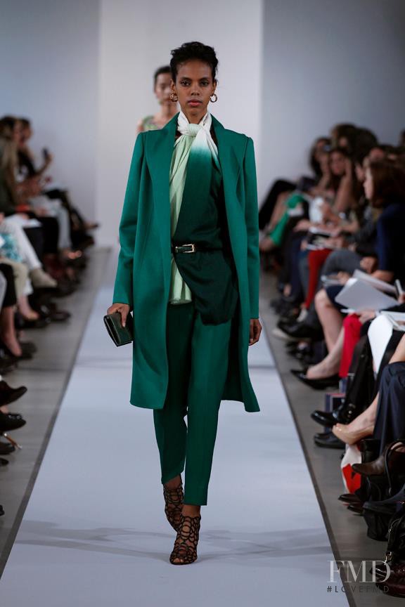 Grace Mahary featured in  the Oscar de la Renta fashion show for Resort 2013