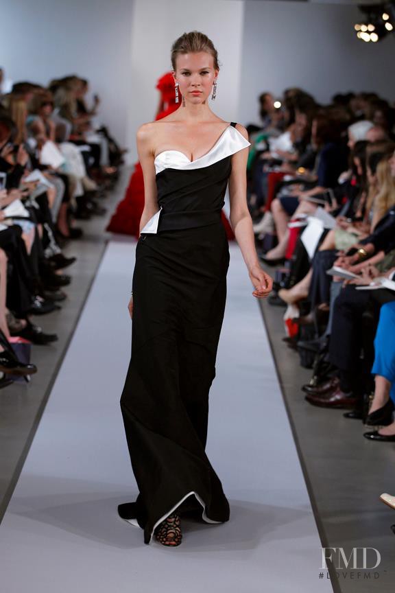 Britt Maren Stavinoha featured in  the Oscar de la Renta fashion show for Resort 2013