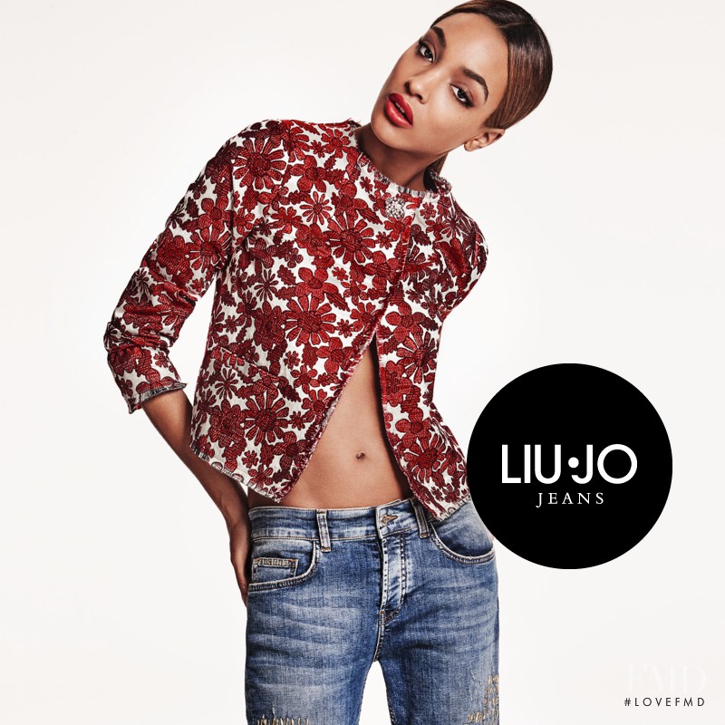 Jourdan Dunn featured in  the Liu Jo Jeans advertisement for Spring/Summer 2016