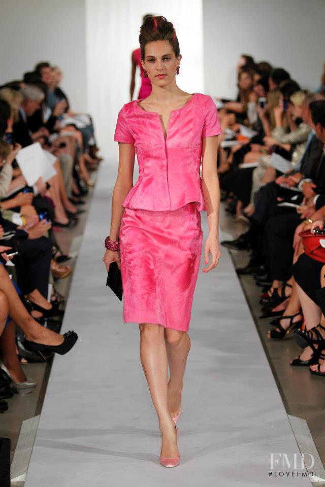 Othilia Simon featured in  the Oscar de la Renta fashion show for Spring/Summer 2013