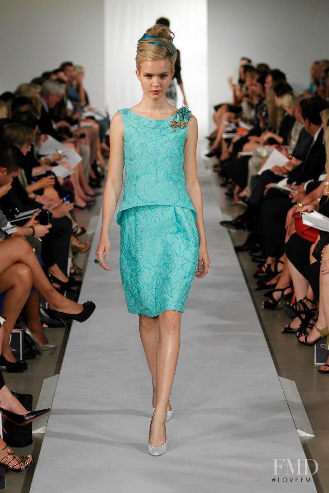 Josephine Skriver featured in  the Oscar de la Renta fashion show for Spring/Summer 2013