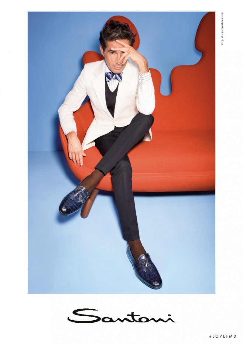 Santoni advertisement for Spring/Summer 2016