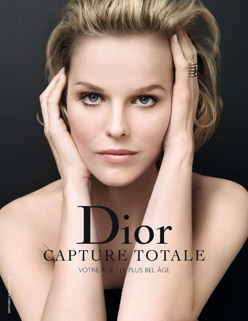 Eva Herzigova featured in  the Dior Beauty Capture Totale  advertisement for Spring/Summer 2016