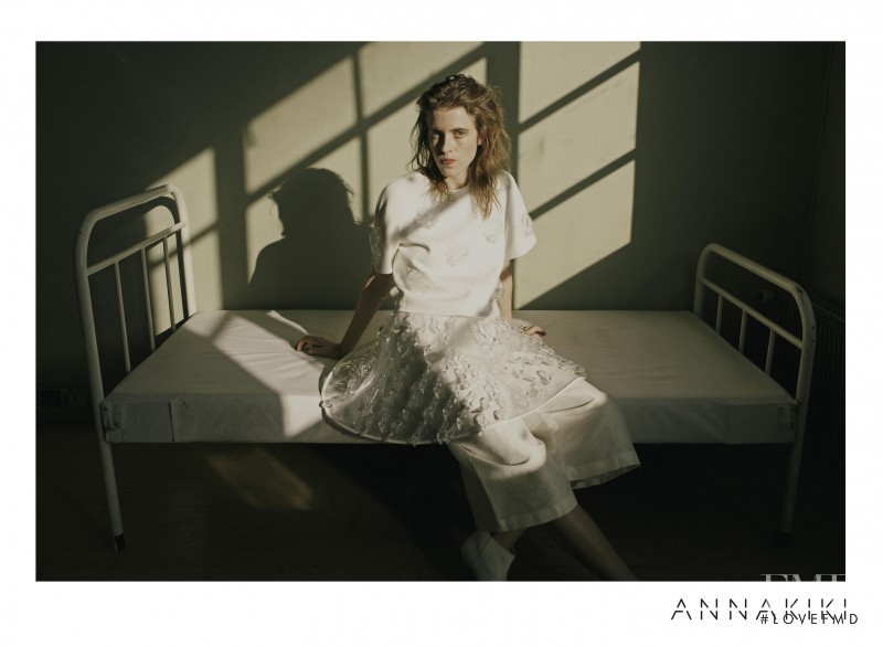 Sojourner Morrell featured in  the Annakiki advertisement for Spring/Summer 2016