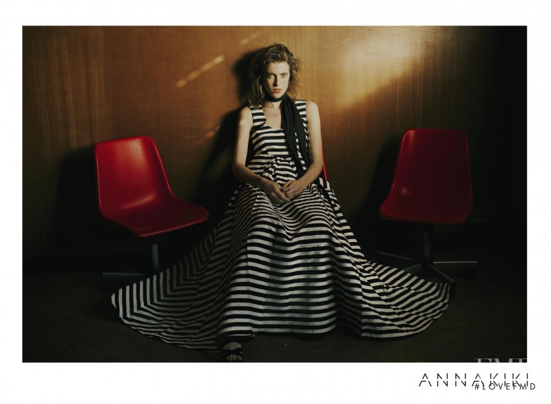 Sojourner Morrell featured in  the Annakiki advertisement for Spring/Summer 2016