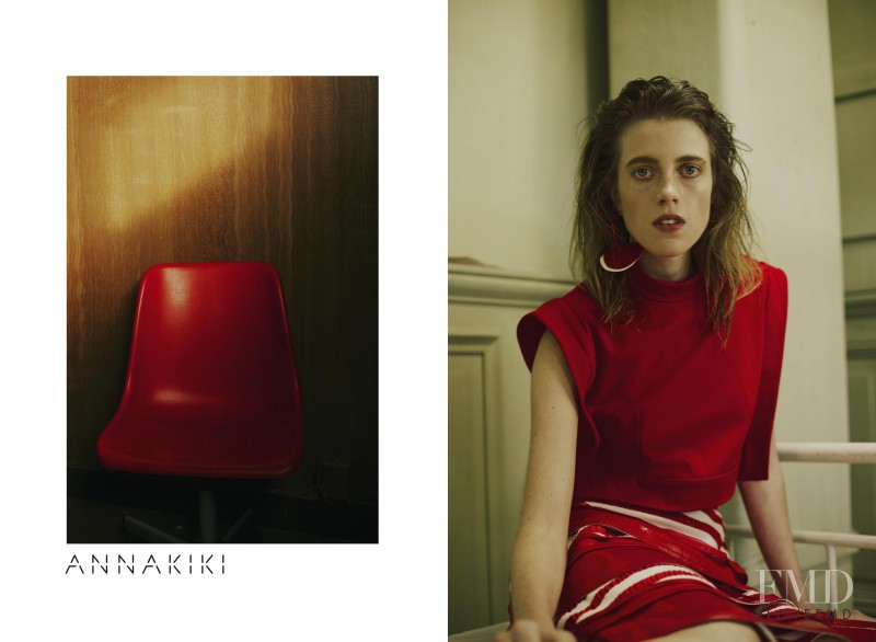 Sojourner Morrell featured in  the Annakiki advertisement for Spring/Summer 2016