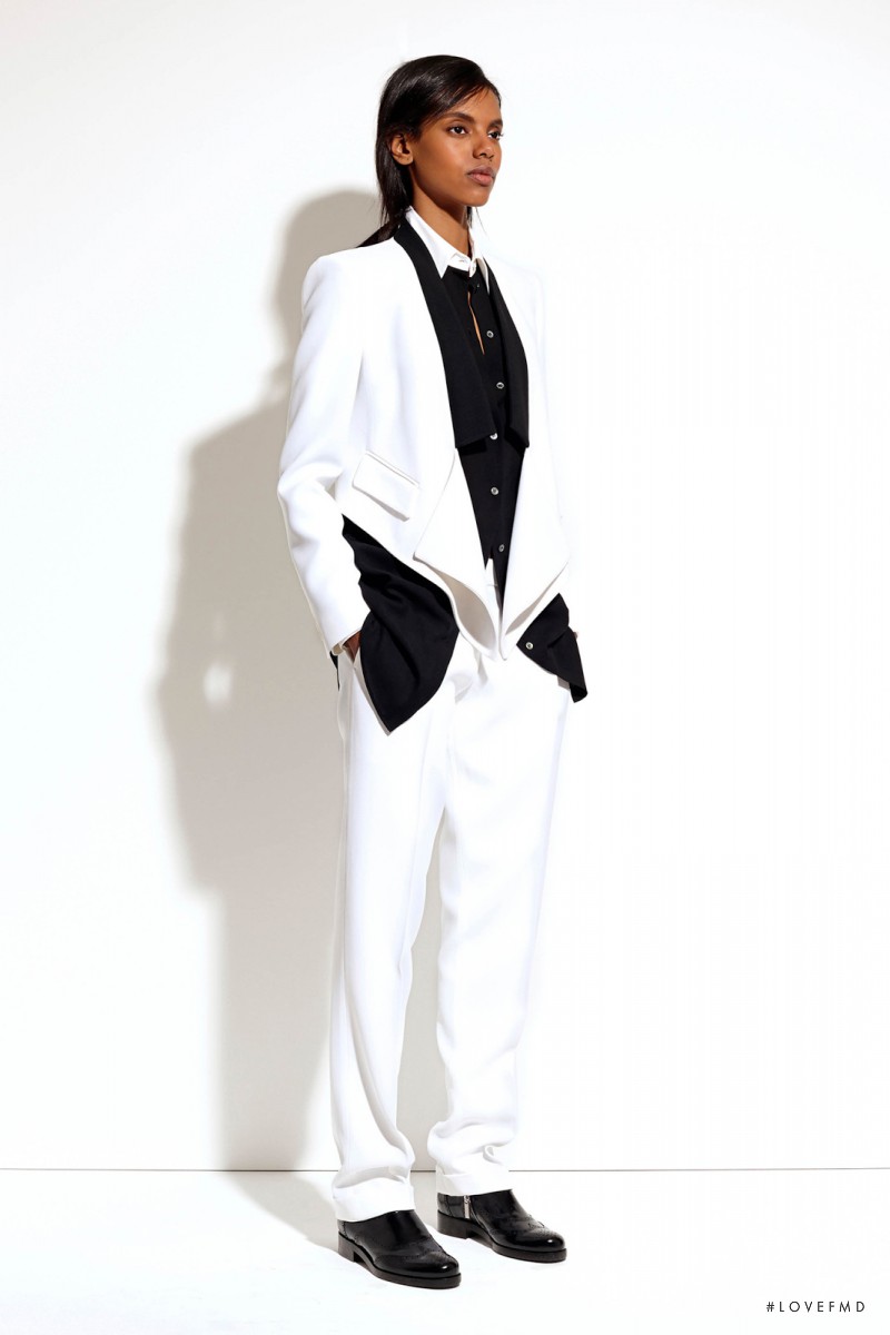 Grace Mahary featured in  the Michael Kors Collection fashion show for Pre-Fall 2014