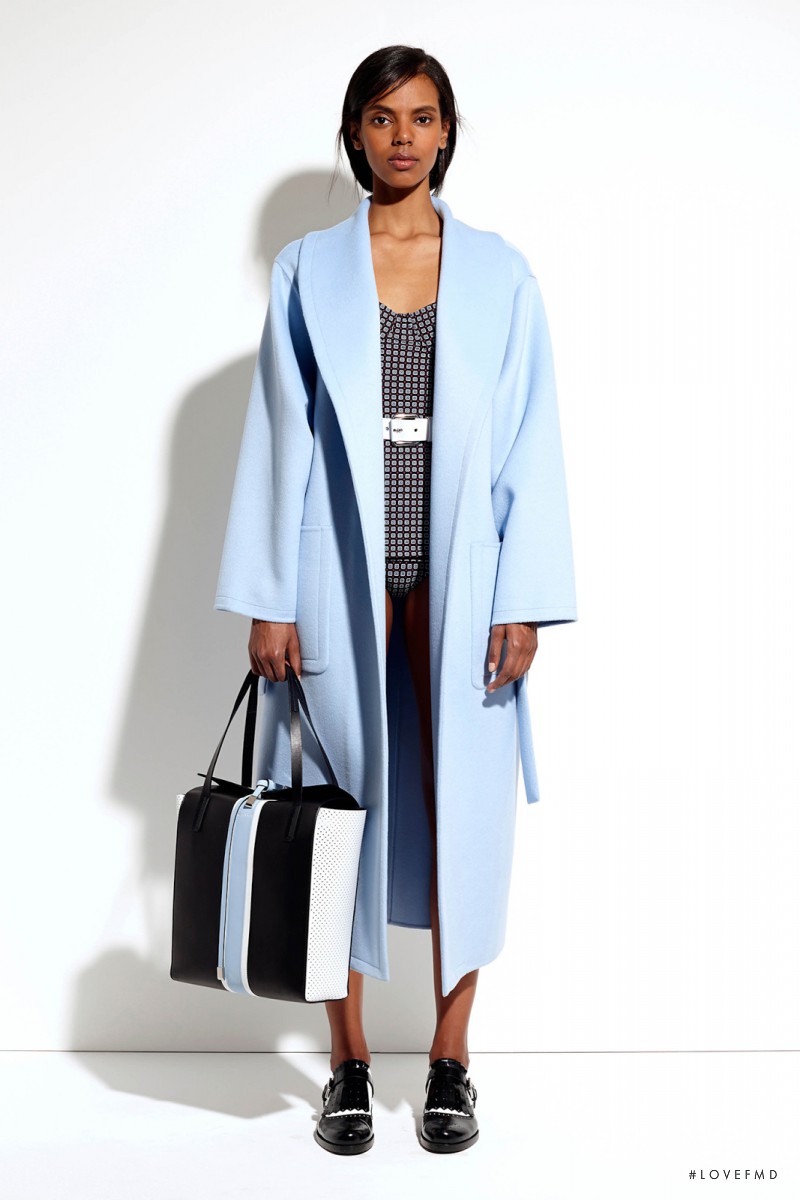 Grace Mahary featured in  the Michael Kors Collection fashion show for Pre-Fall 2014