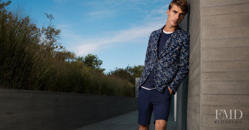 Clement Chabernaud featured in  the Hugo Boss advertisement for Spring/Summer 2016