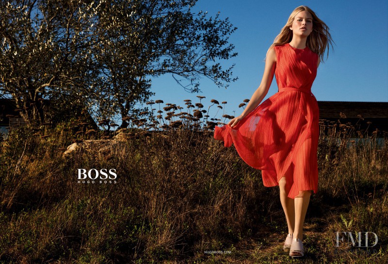 Anna Ewers featured in  the Hugo Boss advertisement for Spring/Summer 2016