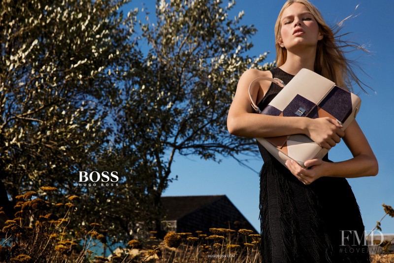 Anna Ewers featured in  the Hugo Boss advertisement for Spring/Summer 2016