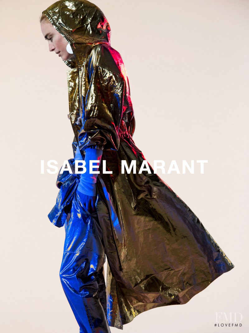 Raquel Zimmermann featured in  the Isabel Marant advertisement for Spring/Summer 2016