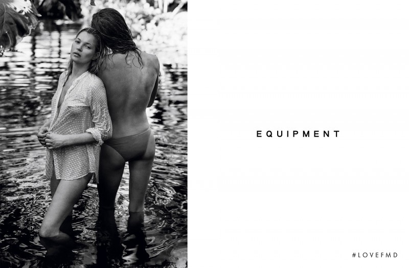 Daria Werbowy featured in  the Equipment advertisement for Spring/Summer 2016