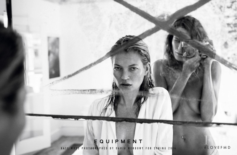 Daria Werbowy featured in  the Equipment advertisement for Spring/Summer 2016