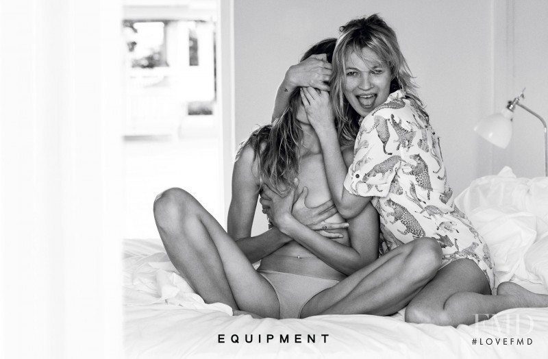 Daria Werbowy featured in  the Equipment advertisement for Spring/Summer 2016