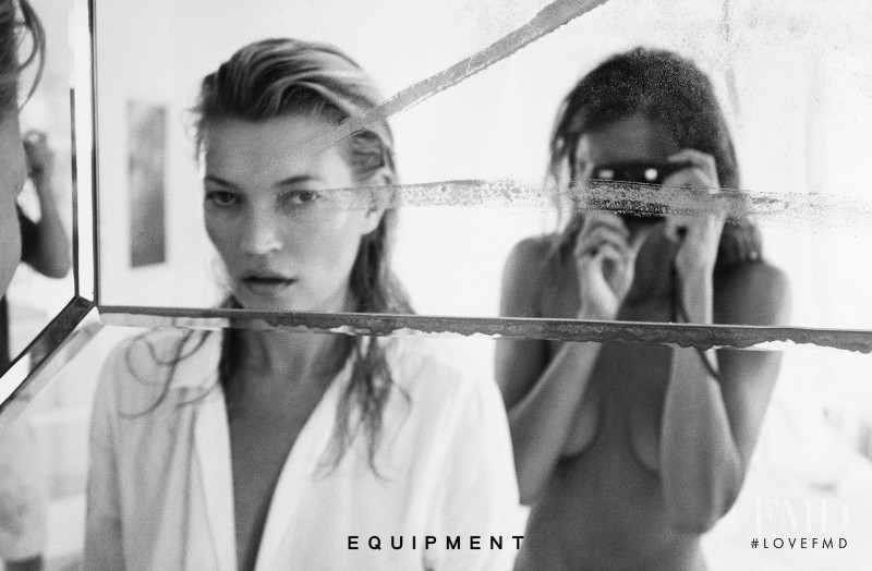 Daria Werbowy featured in  the Equipment advertisement for Spring/Summer 2016