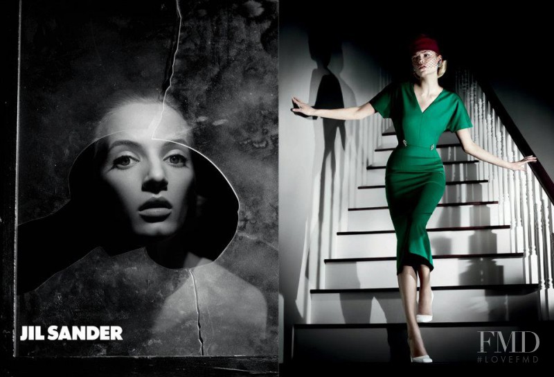 Daria Strokous featured in  the Jil Sander advertisement for Spring/Summer 2012