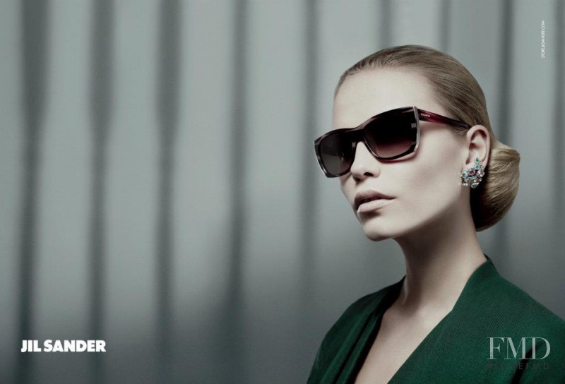 Natasha Poly featured in  the Jil Sander advertisement for Spring/Summer 2012