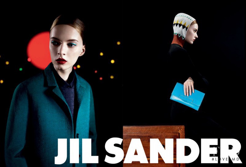 Daria Strokous featured in  the Jil Sander advertisement for Autumn/Winter 2011
