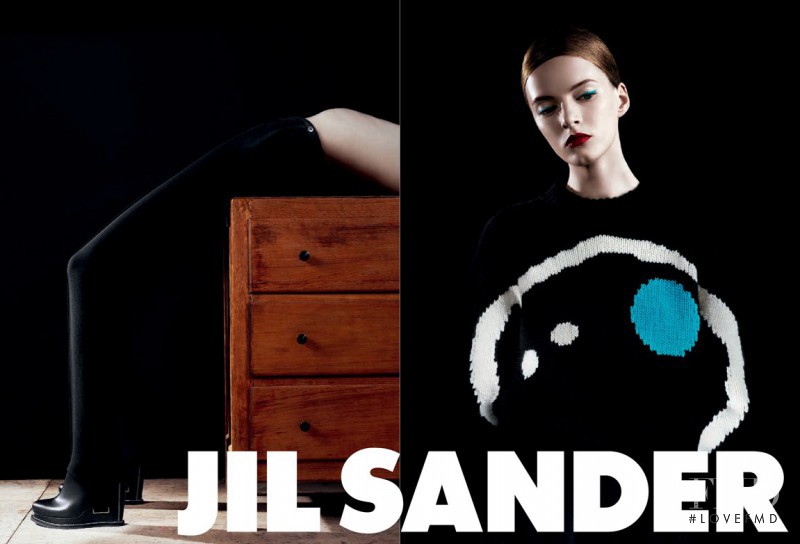 Daria Strokous featured in  the Jil Sander advertisement for Autumn/Winter 2011