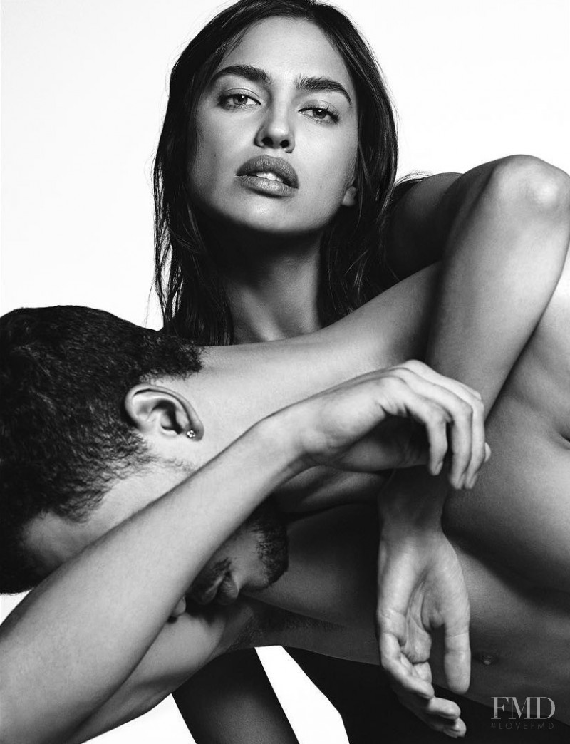 Irina Shayk featured in  the Givenchy Jeans advertisement for Spring/Summer 2016