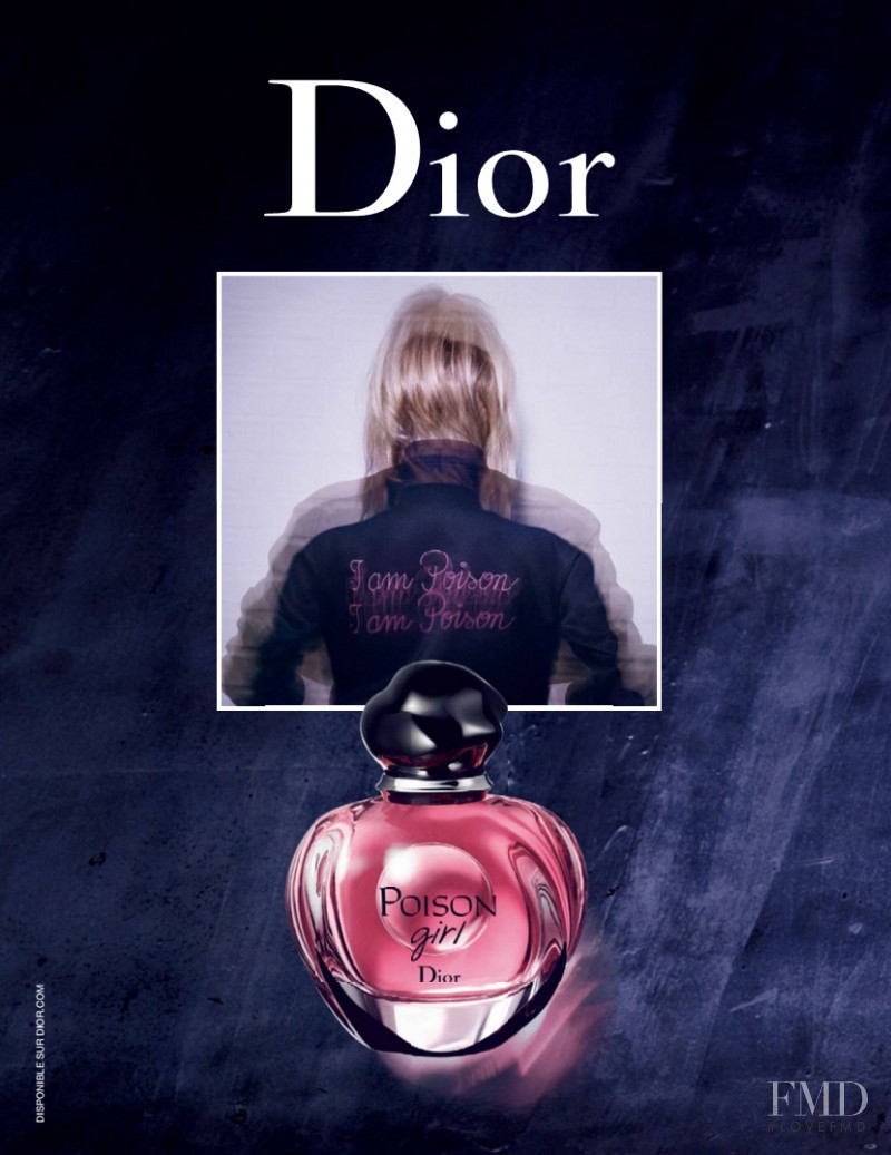 Camille Rowe featured in  the Christian Dior Parfums Poison Girl Fragrance  advertisement for Spring/Summer 2016