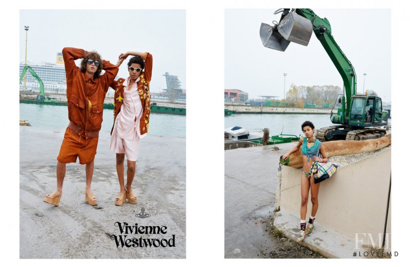 Amelia Rami featured in  the Vivienne Westwood advertisement for Spring/Summer 2016