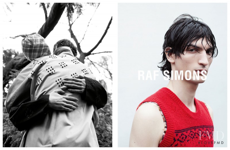 Raf Simons advertisement for Spring/Summer 2016