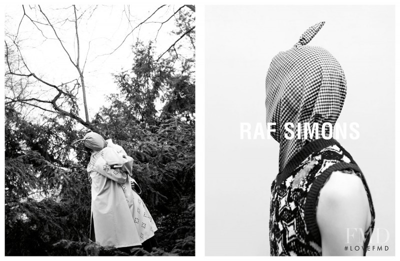 Raf Simons advertisement for Spring/Summer 2016