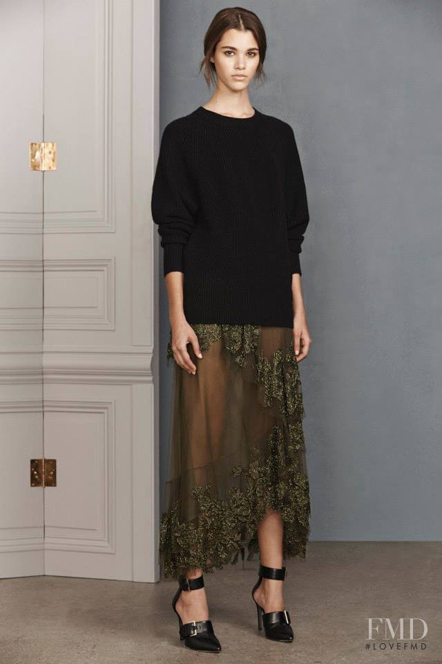 Pauline Hoarau featured in  the Jason Wu fashion show for Pre-Fall 2014