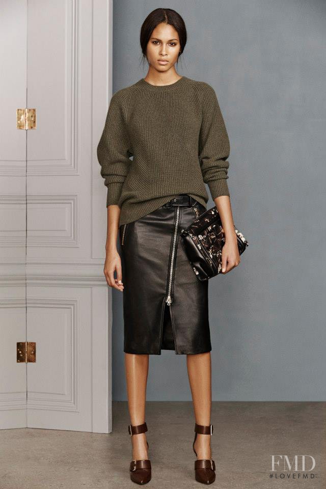 Cindy Bruna featured in  the Jason Wu fashion show for Pre-Fall 2014