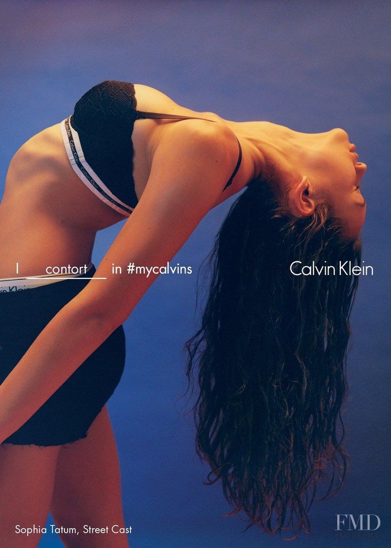 Calvin Klein #MyCalvins Collection advertisement for Spring/Summer 2016