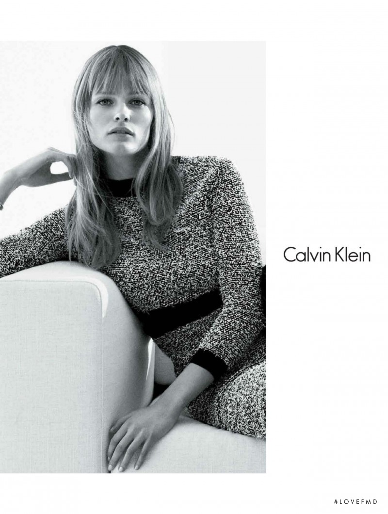 Edita Vilkeviciute featured in  the Calvin Klein #MyCalvins Collection advertisement for Spring/Summer 2016
