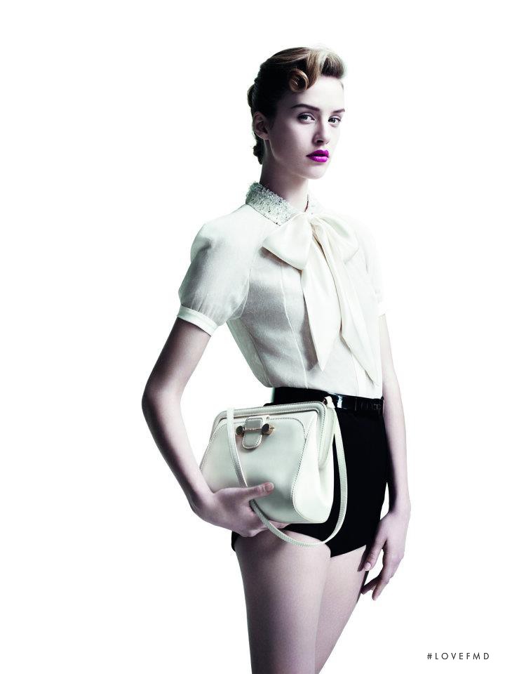 Julia Frauche featured in  the Jason Wu advertisement for Spring/Summer 2012